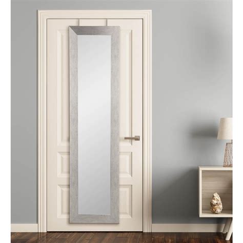 over the door mirror home depot|door with full length mirror.